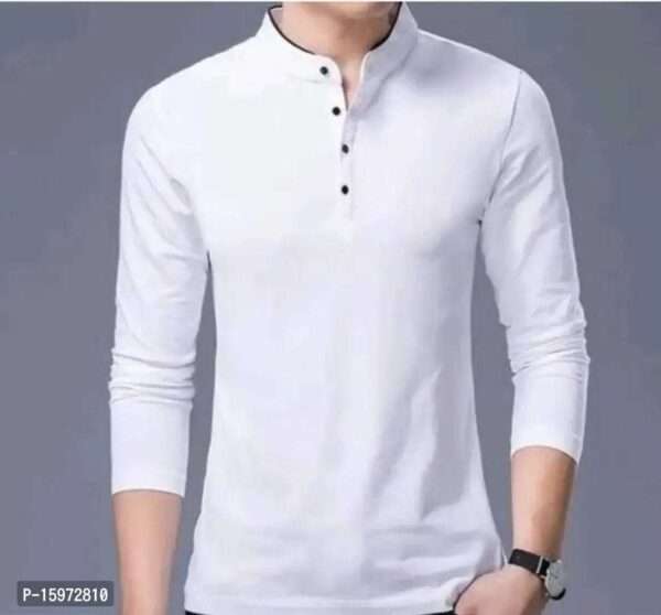 Stylish Fancy Cotton Blend T-Shirts For Man - Image 7