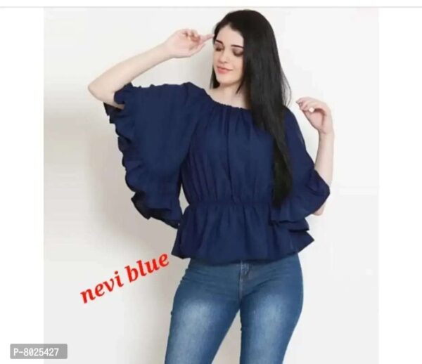 Casual Self Design Women  Top - Image 4