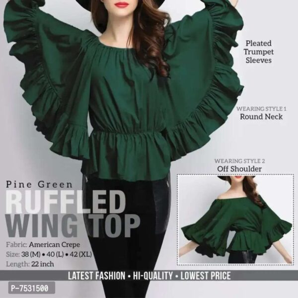 Casual Self Design Women  Top - Image 5