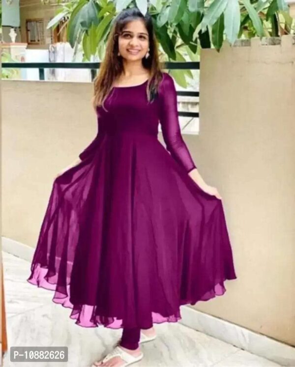 Fancy Georgette Gown For Women - Image 4