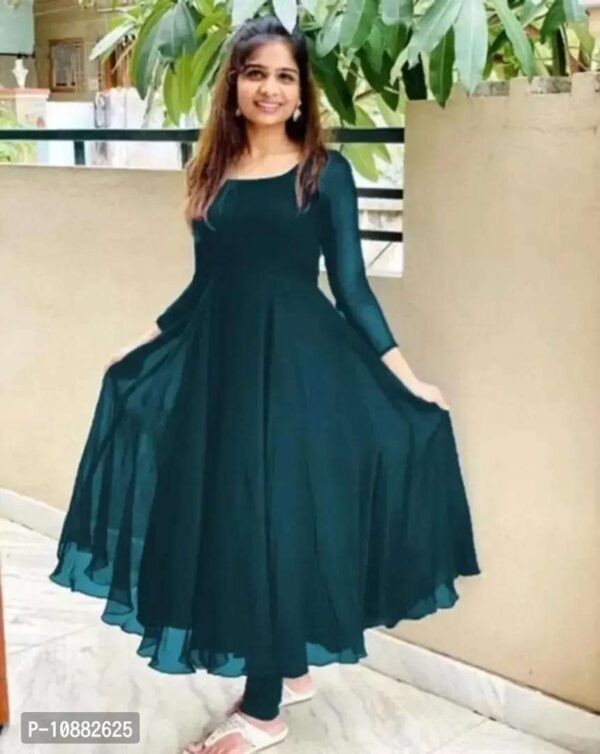 Fancy Georgette Gown For Women - Image 2
