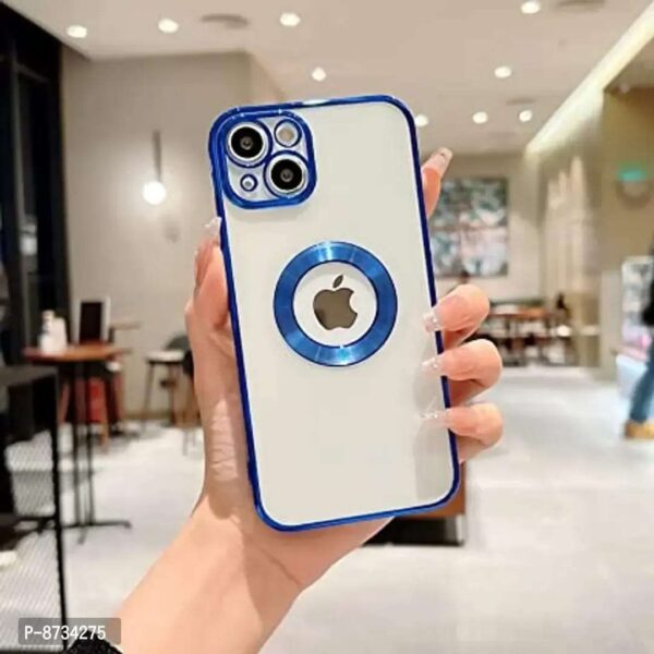 Electroplating Clear Transparent Soft TPU Phone Case Transparent Compatible for iPhone 14