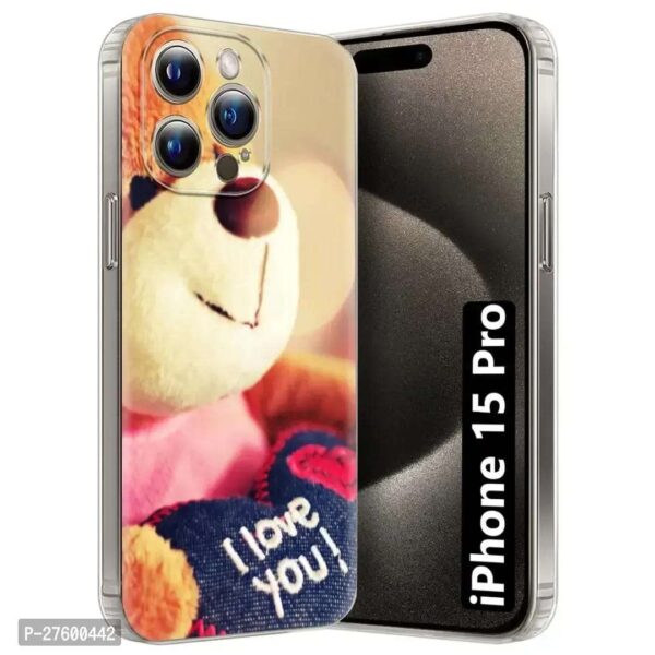 Memia Shockproof Printed Back Cover Case for Apple iPhone 15 Pro