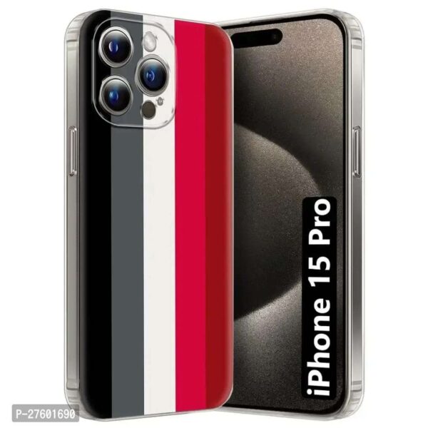 Memia Back Case Cover for Apple iPhone 15 Pro|Printed Designer Soft Back Cover For Apple iPhone 15 Pro - Image 4