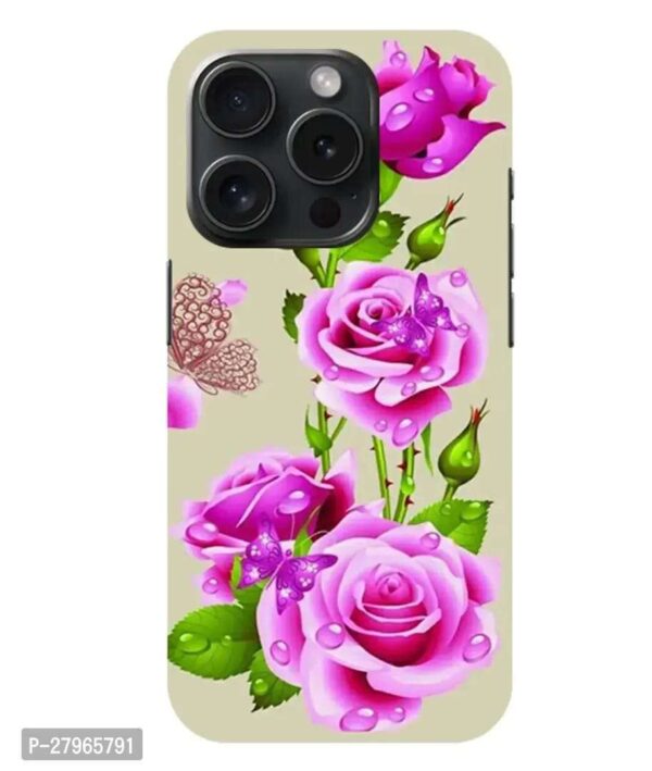 Pattern Creations Flowers Back Cover For iPhone 15 Pro Max - Image 3