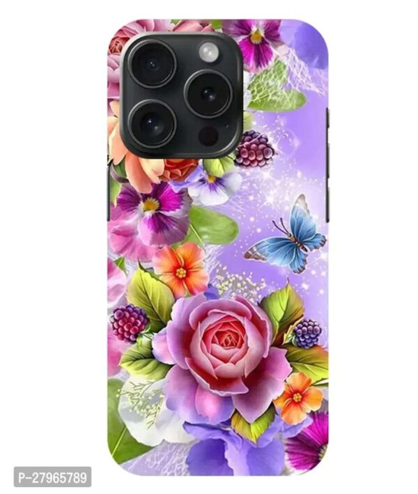 Pattern Creations Flowers Back Cover For iPhone 15 Pro Max - Image 4