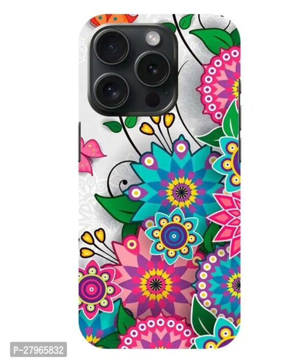 Pattern Creations Flowers Back Cover For iPhone 15 Pro Max - Image 5