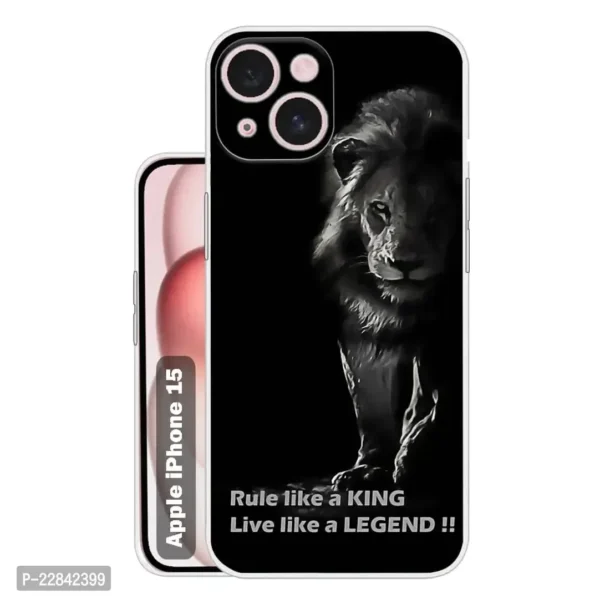 Back Cover for Apple iPhone 15  Designer | Printed|Transparent |Flexible| Silicon Back Case for Apple iPhone 15 - Image 5