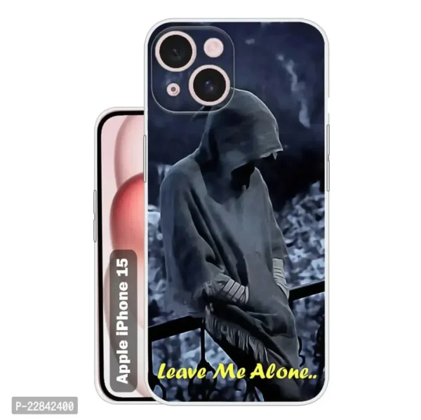Back Cover for Apple iPhone 15  Designer | Printed|Transparent |Flexible| Silicon Back Case for Apple iPhone 15 - Image 4