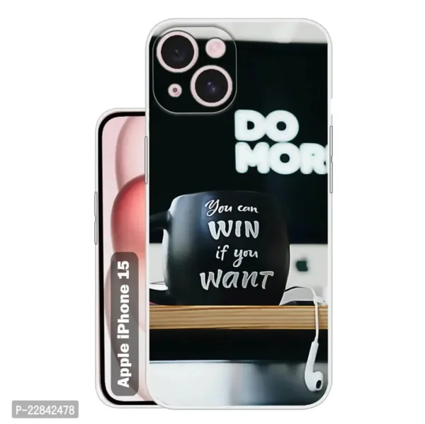 Back Cover for Apple iPhone 15  Designer | Printed|Transparent |Flexible| Silicon Back Case for Apple iPhone 15 - Image 8