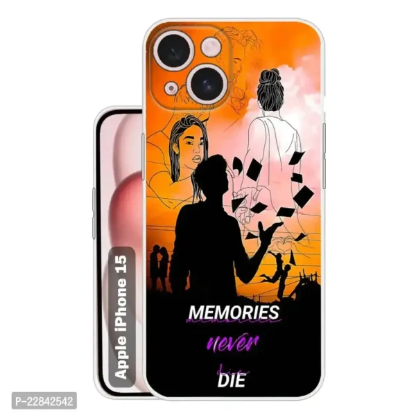 Back Cover for Apple iPhone 15  Designer | Printed|Transparent |Flexible| Silicon Back Case for Apple iPhone 15 - Image 10