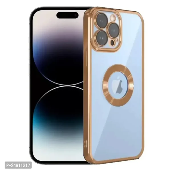 Clear Back Case for Apple iPhone 14 Pro [Never Yellow] Luxury Electroplating Protective Slim Thin Cover with Camera Lens Protector Design Compatible for Apple iPhone 14 Pro - Image 2