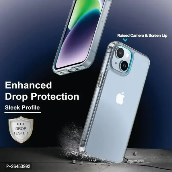 Back Cover for Apple iPhone 14 Plus  (Transparent, Shock Proof, Silicon) - Image 5