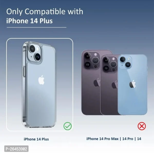 Back Cover for Apple iPhone 14 Plus  (Transparent, Shock Proof, Silicon) - Image 6