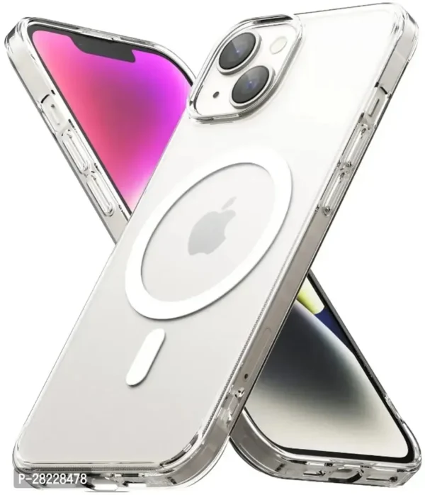 Back Cover for Apple iPhone 14 Plus  (Transparent, Shock Proof, Silicon, Pack of: 1)
