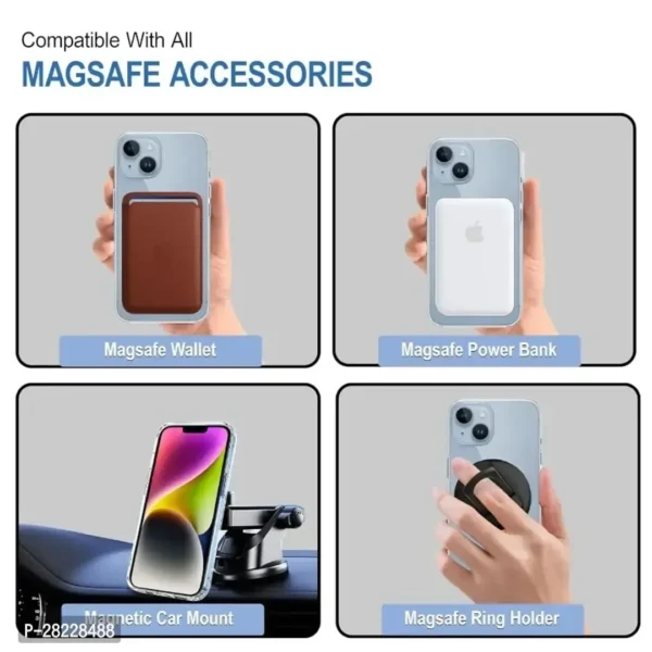 Back Cover for Apple iPhone 14 Plus  (Transparent, Shock Proof, Silicon, Pack of: 1) - Image 8