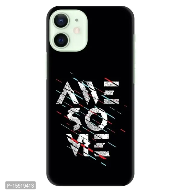 Designer Printed Slim Fit Hard Case Back Cover for Apple iPhone 12 Mini - Image 3