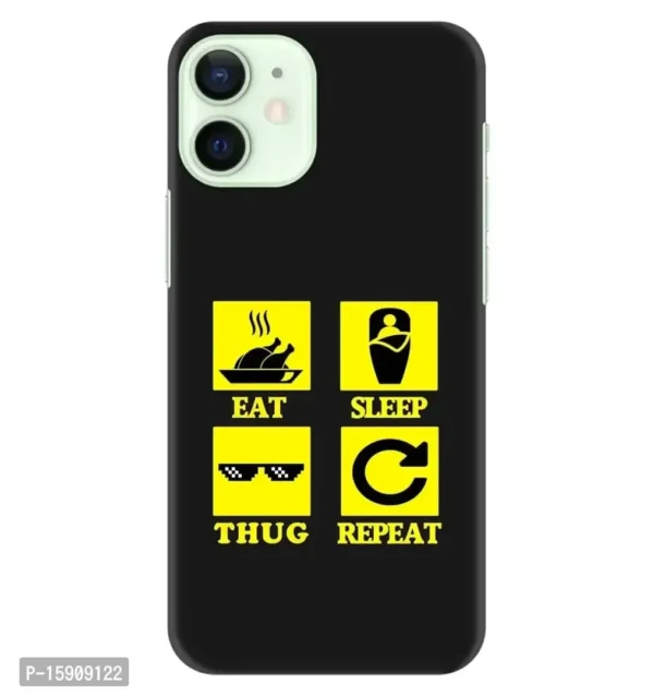 Designer Printed Slim Fit Hard Case Back Cover for Apple iPhone 12 Mini - Image 6