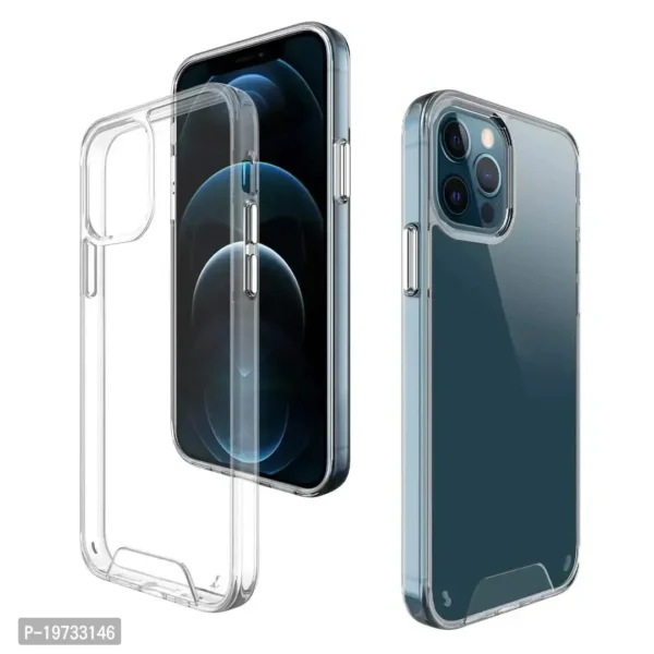 Hard Back Crystal Clear Hybrid Transparent Back Cover for iPhone 12/12 Pro - Image 2
