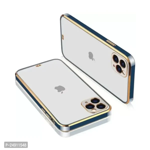 Imperium Chrome Plated Transparent Silicone Back Cover for Apple iPhone 11 Pro