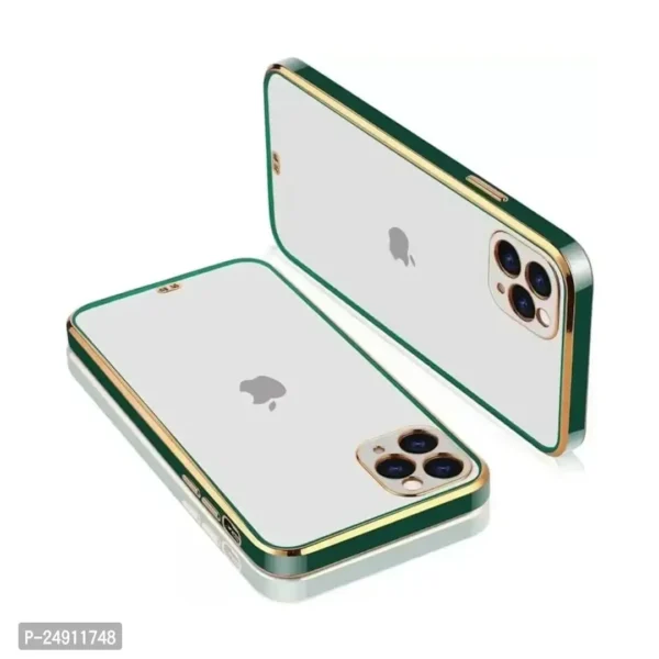 Imperium Chrome Plated Transparent Silicone Back Cover for Apple iPhone 11 Pro - Image 2