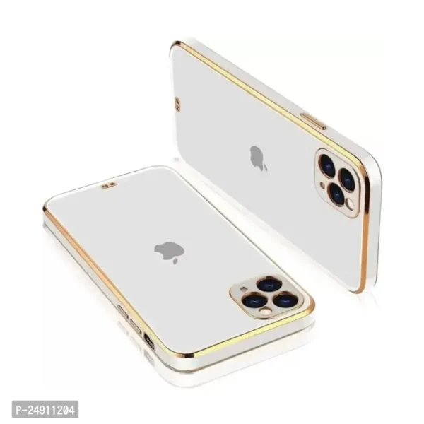 Imperium Chrome Plated Transparent Silicone Back Cover for Apple iPhone 11 Pro - Image 4