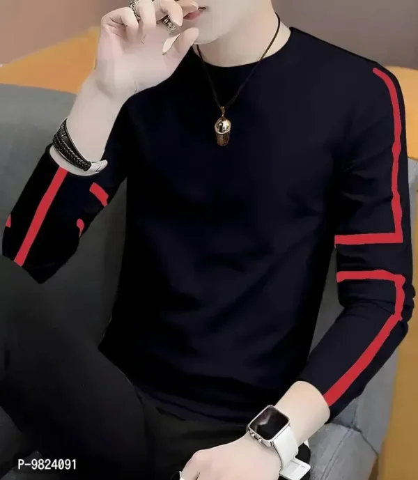 Men's Full Sleeves Regular Fit T-Shirt - Image 4