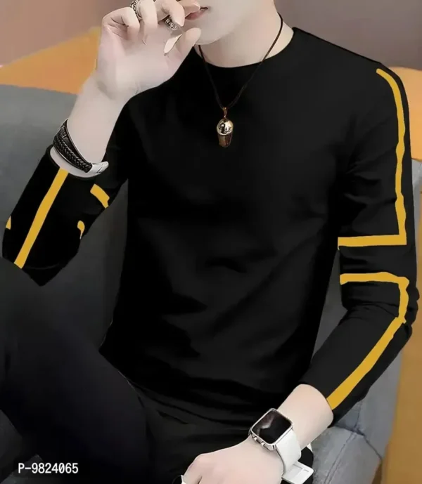 Men's Full Sleeves Regular Fit T-Shirt - Image 4